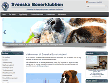 Tablet Screenshot of boxerklubben.org